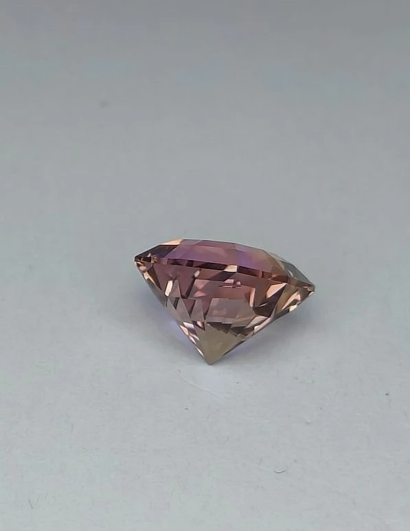 8.18ct Beautiful Natural Ametrine in Precision Square Cut Gemstones from Brazil — view 2